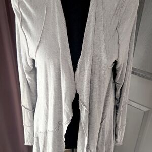 Simply Vera Vera Wang Light Gray Cardigan